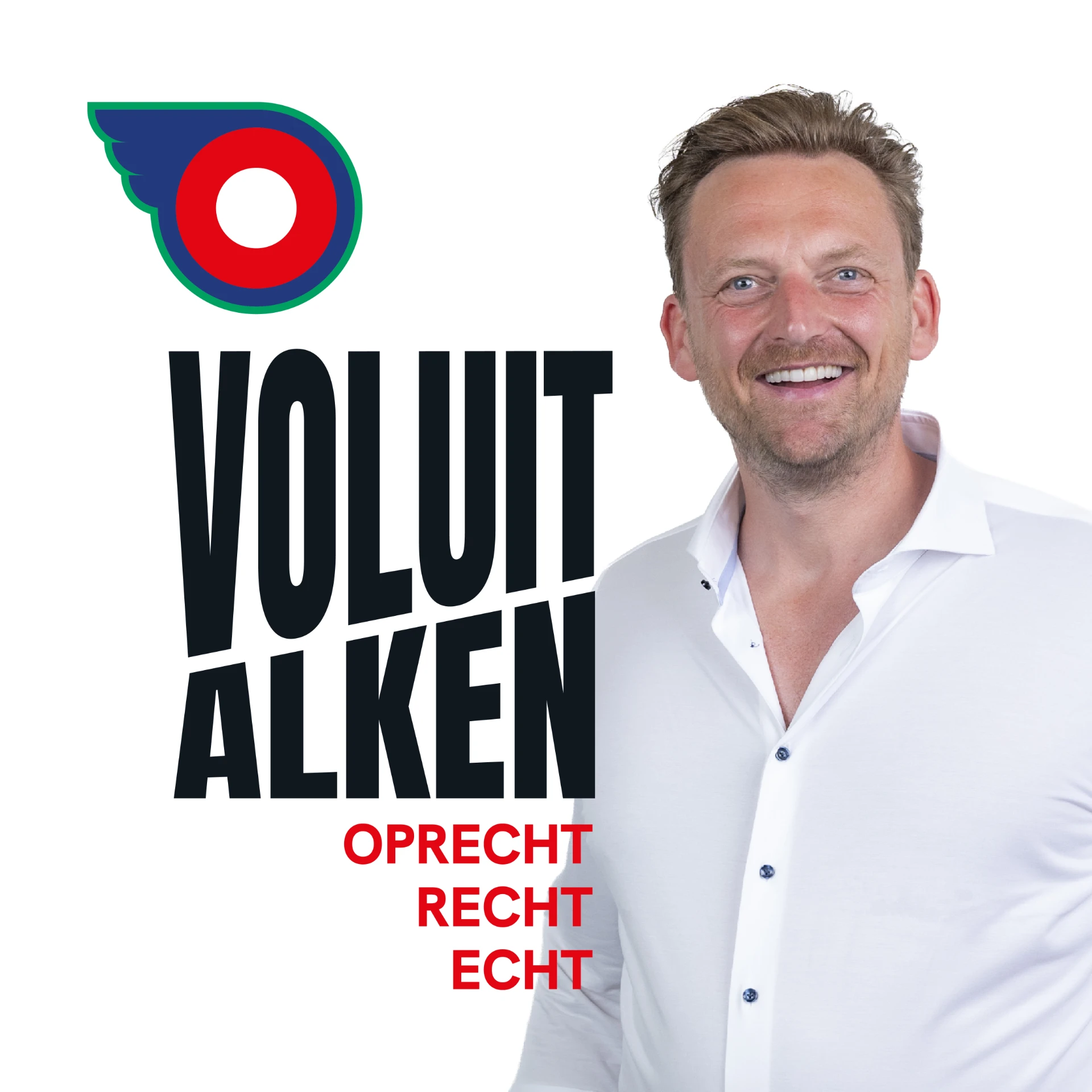 Portret van Jan Robeyns, bezieler van Voluit Alken